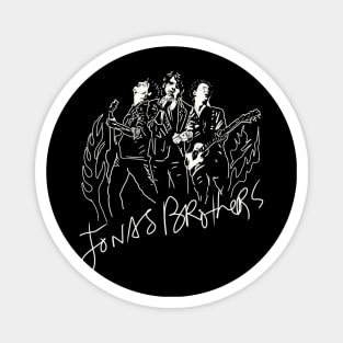 Jonas brothers silouette. Magnet